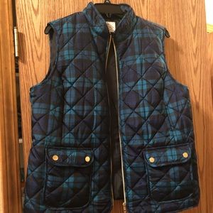 Plaid vest
